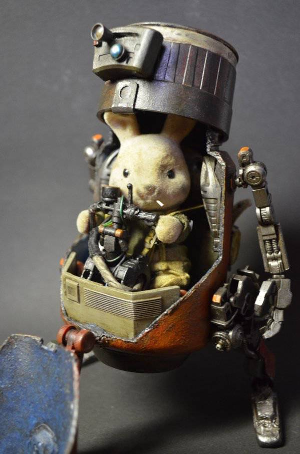 Imagination Dude Turns a Simple Japanese Toy into a Warrior Bunny