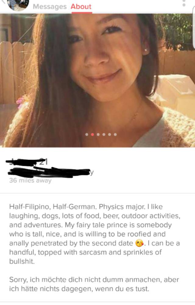 You Just Never Know What Kind of People You Will Find on Tinder