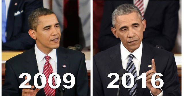 Comparison Pics of Presidents Before and After Their Terms