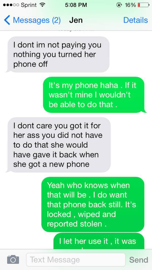 Girl Take’s Her Ex’s Phone Hostage So He Retaliates in the Best Way