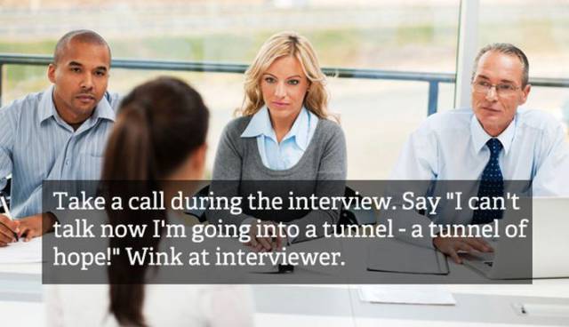 20 Hilarious Job Interview Hacks
