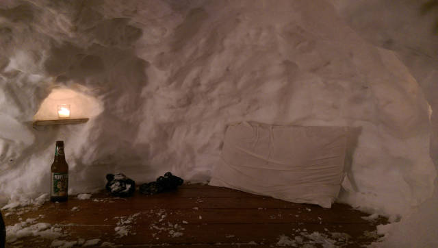 When Blizzard Strikes It Is a Good Opportunity to Build a Cozy Igloo