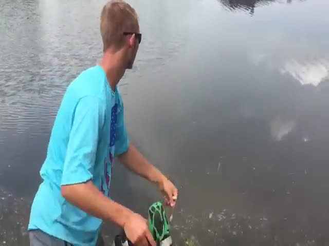 This Guy Knows a Thing or Two about Fishing