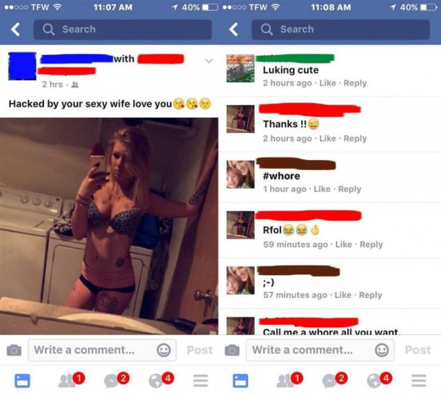 Wife Admits Banging Her Cousin on FB with Zero F#cks Given