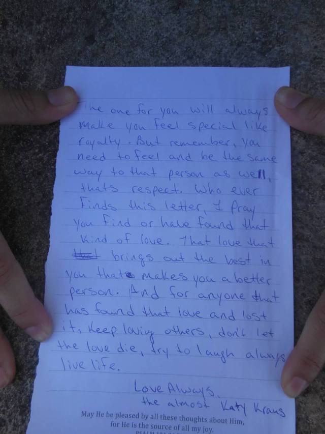 Heartbreaking Note Found At The Top Of The Mayan Ruins