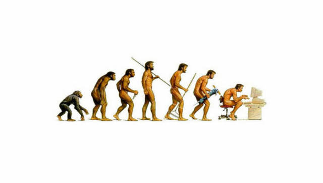 Funny Illustrations of Evolution of Man
