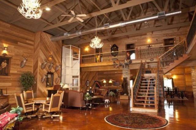 Barn Turned Into A Wicked Cool Bachelor Pad