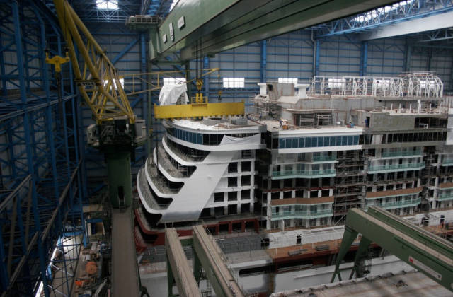 How A Cruise Ship Is Put Together