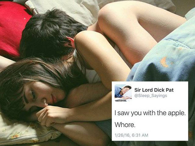 Boyfriend Speaks In His Sleep, His GF Tweets Everything He Says