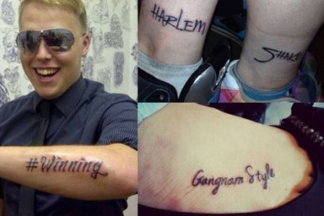 They Do Know That Tattoos Are Permanent, Right?