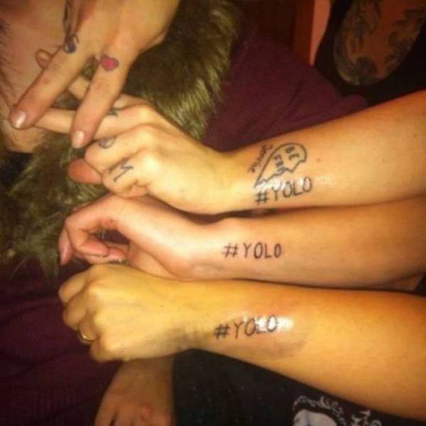 They Do Know That Tattoos Are Permanent, Right?
