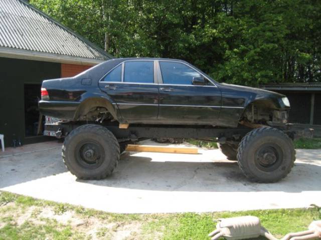 Russian N Turns Mercedes Into An Off Road Vehicle