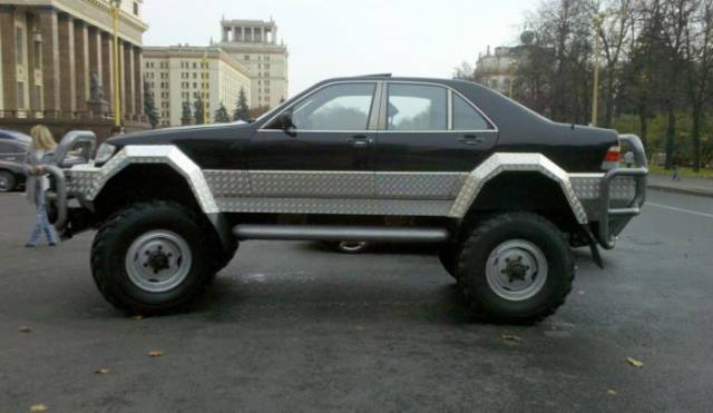 Russian N Turns Mercedes Into An Off Road Vehicle
