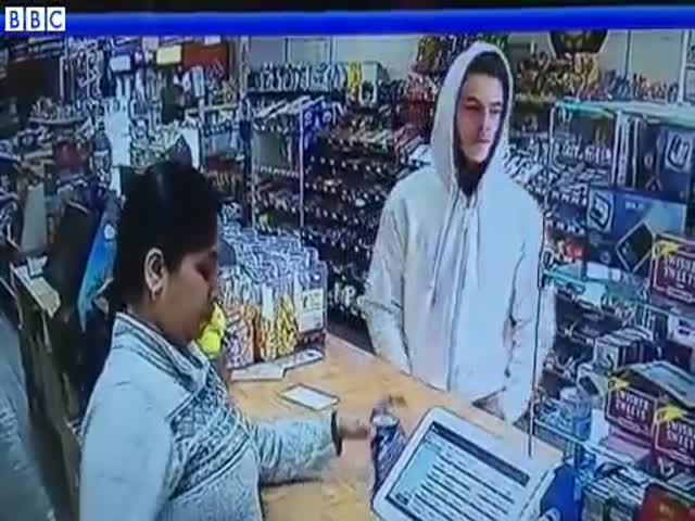 Armed Robber Didn't Expect This From A Fearless Female Cashier