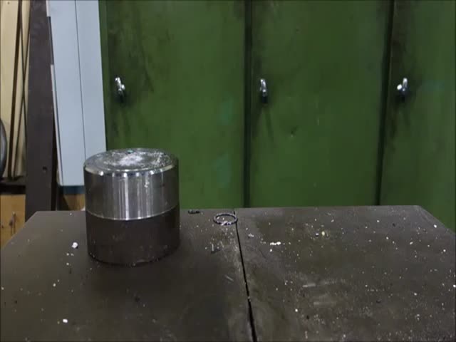 Guy Folds Paper With Hydraulic Press And It Goes Kaboom After The 7th Time