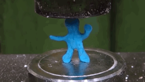 Crushing Things With Hydraulic Press Looks Like A Lot Of Fun