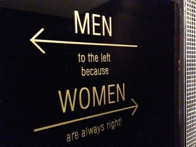 Creative Toilet Signs