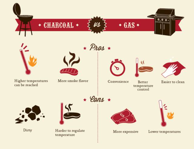 Detailed Infographic On Barbeque And Grilling