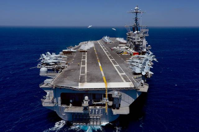 US Aircraft Carriers Are Powerful And Intimidating Weapon