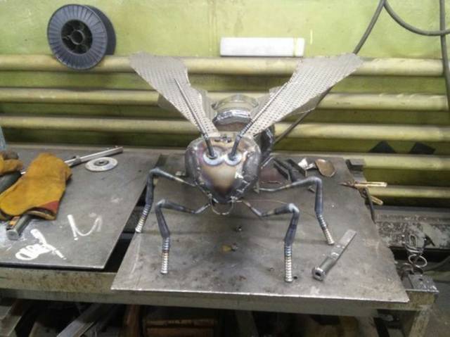 Stunning Metal Wasp Project