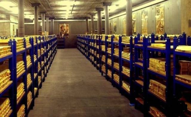 This Is What $300 Billion Looks Like In Gold Bars