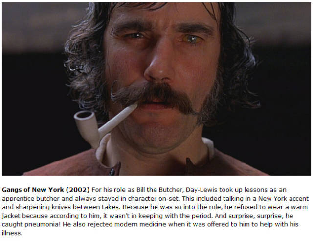 Daniel Day Lewis Is Intense As Actor And Never Breaks His Character On-Set