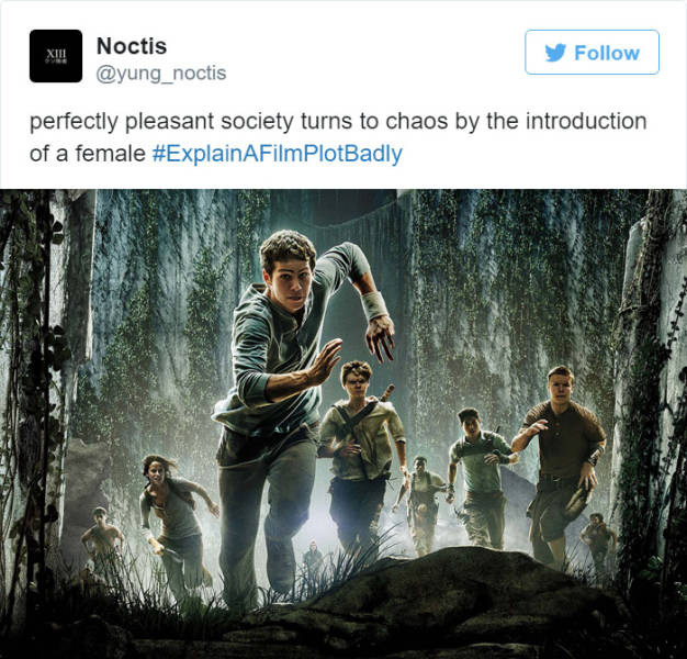 Popular Movies Explained Hilariously With Only One Sentence