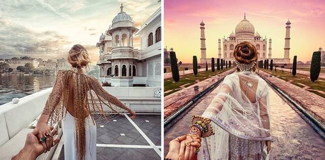 How Photo Project Of Girlfriend Dragging Her Boyfriend By The Hand Around The World Comes To Life