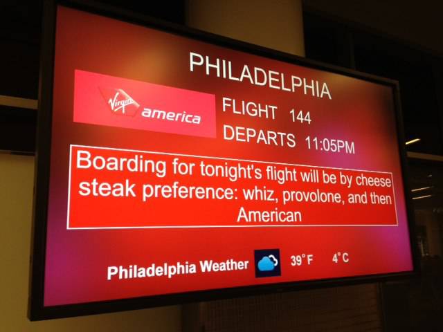 When You’re An Airline Employee You Can Have Such Kind Of Fun With Departure Signs
