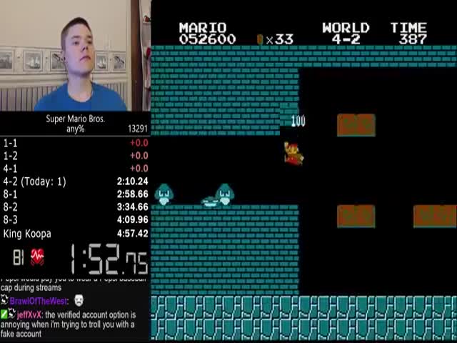 Guy Completes Super Mario Bros In A World Record Speed