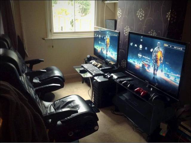 Sweet Gaming Rooms And Rigs