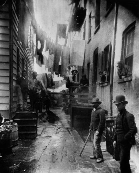 The Slums Of New York In 1890s