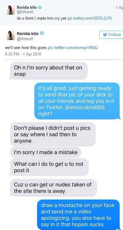 Guy Sends His Unsolicited Nudes To A Girl And Gets Owned Hard
