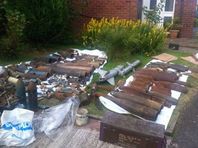 English War Veteran Goes To Jail For Stashing An Incredible Hoard Of Weapons