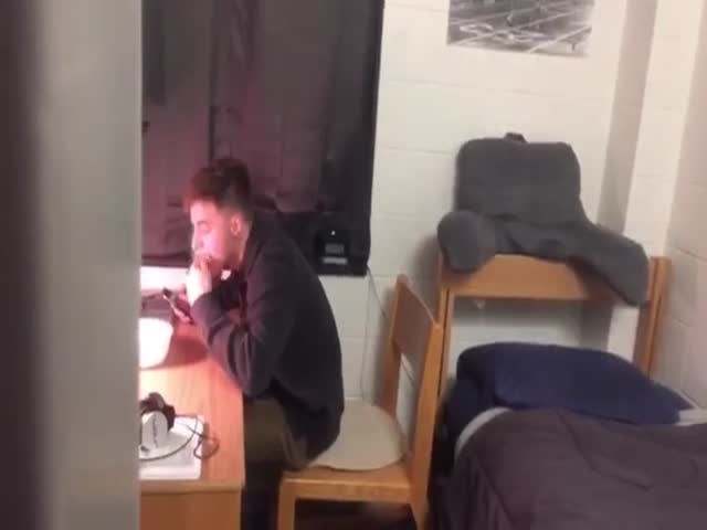 Guy Becomes A Prank Prey For His Roommate Because He Scares Easily