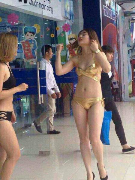 Vietnamese Stores Use Scantily-Clad Girls To Increase Their Sales Vietnamese Stores Use Scantily-Clad Girls To Increase Their Sales