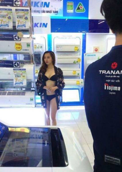 Vietnamese Stores Use Scantily-Clad Girls To Increase Their Sales Vietnamese Stores Use Scantily-Clad Girls To Increase Their Sales