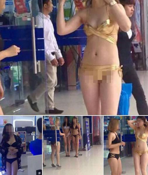 Vietnamese Stores Use Scantily-Clad Girls To Increase Their Sales Vietnamese Stores Use Scantily-Clad Girls To Increase Their Sales