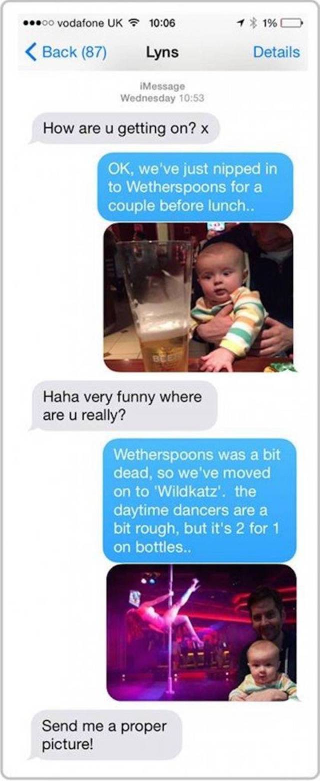 Mom Asks Her Husband For Baby Updates But He Takes Her On A Tormenting Photoshop Journey Instead