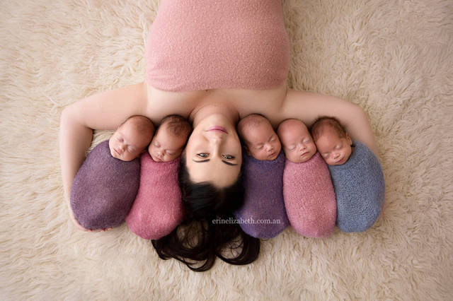 This Is Probably The Cutest Photoshoot Of Baby Quintuplets Ever