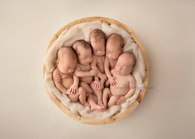 This Is Probably The Cutest Photoshoot Of Baby Quintuplets Ever