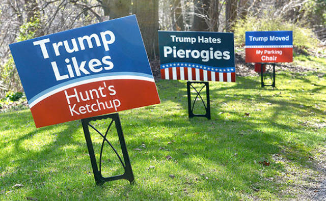 Funny Voting Signs About Upcoming Presidential Elections That Show How People Really Feel About It