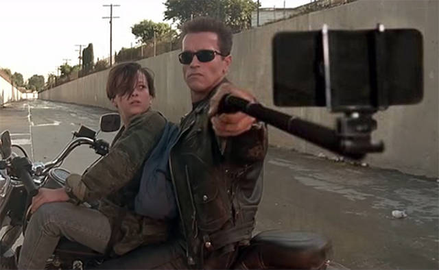 Selfie Sticks Instead Of Guns In Movie Scenes Are Just Hilarious