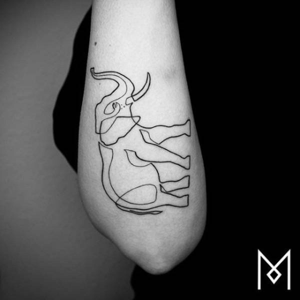 Amazing Tattoos Created With A Single Continuous Line