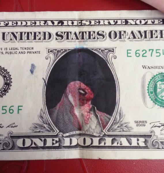 Dollar Bills Turned Into Masterpieces Thanks To Drawing