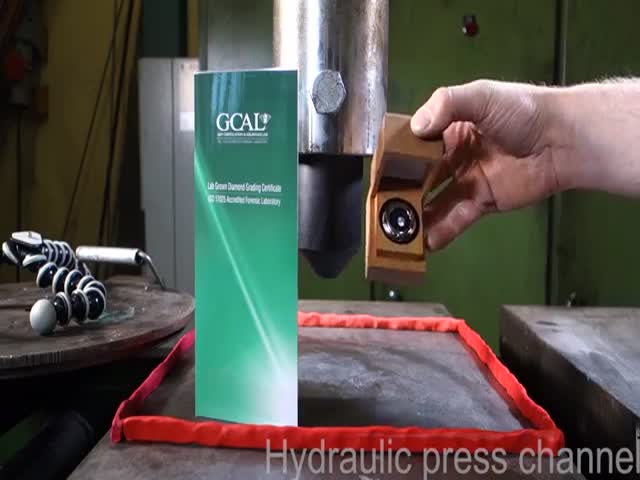 Diamond vs. Hydraulic Press