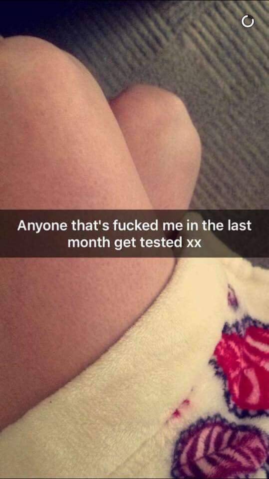 Girl Posts On Snapchat Her STD Results To Warn Everyone Who Has Just Recent...