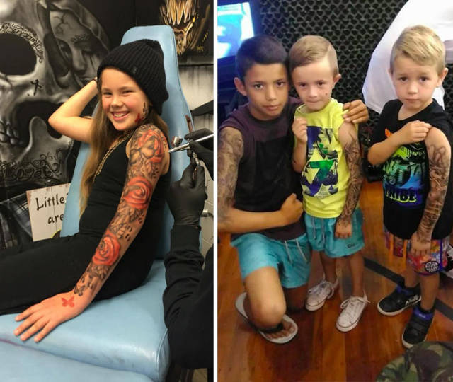Tattoo Artist Makes Cool Temp Tats For Sick Kids