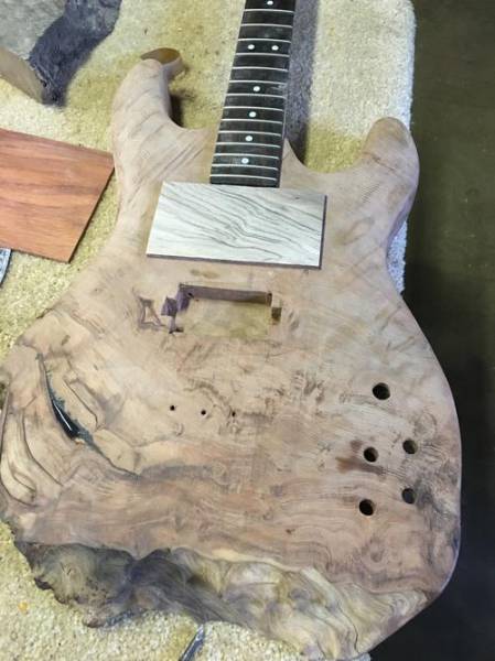 A Guy Built A Guitar From A Piece Of Mahogany