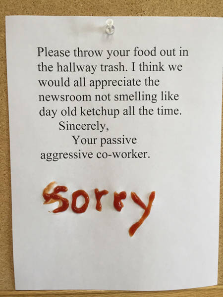 These Passive Aggressive Office Notes Are Too Funny To Be Mad